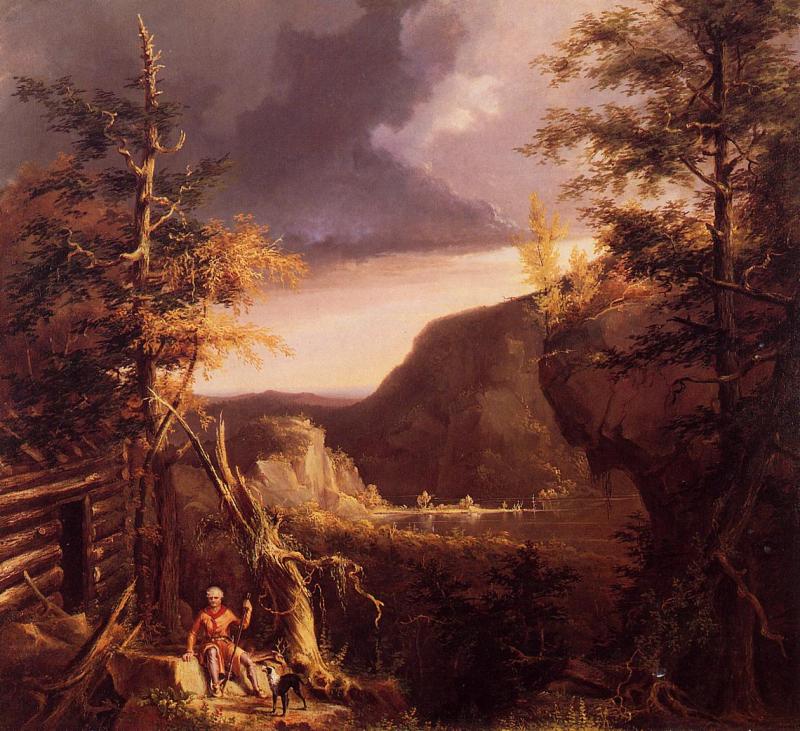 Thomas Cole Daniel Boone Sitting